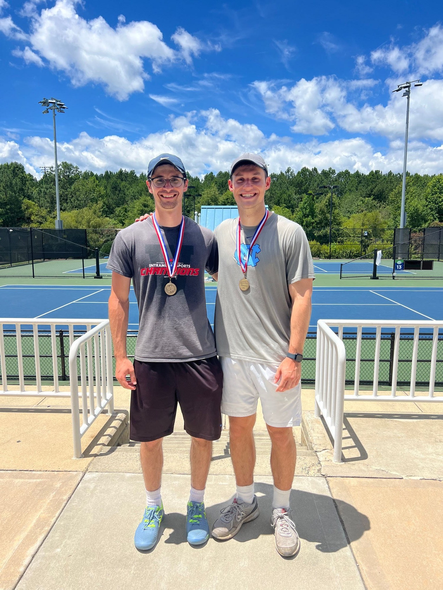 Jackson and Jeron with tournament medals